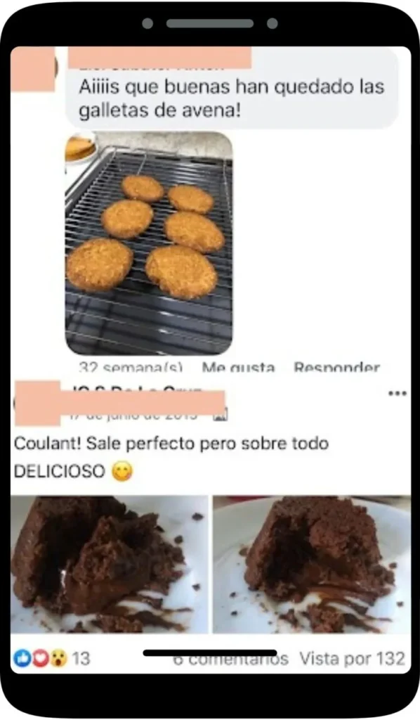 GALLETAS DE AVENA Y COULANT DEL CURSO DULCES SALUDABLES DE LUCÍA GÓMEZ