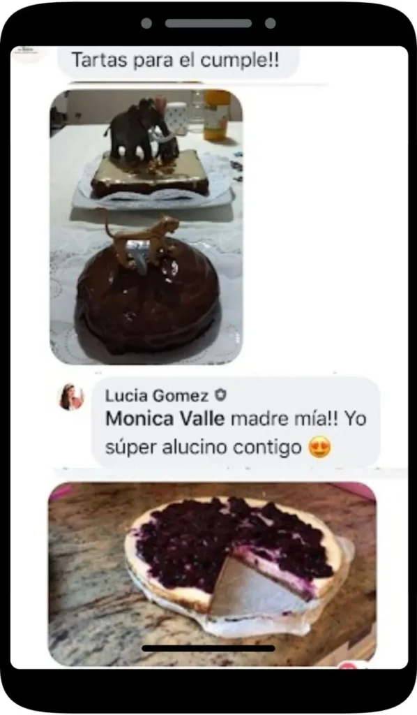 TARTA CUMPLEAÑOS DEL CURSO DULCES SALUDABLES DE LUCÍA GÓMEZ