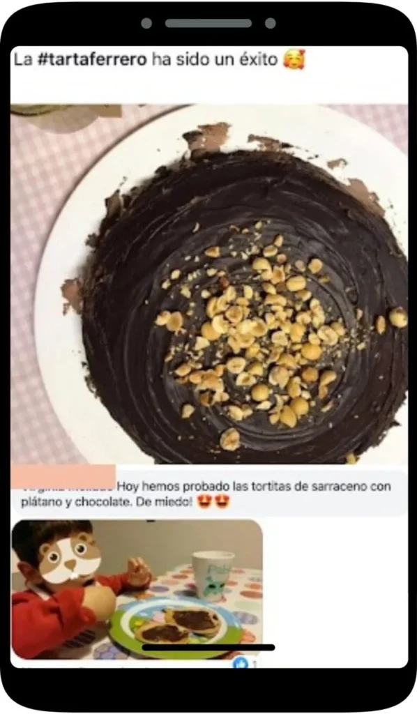 TARTA FERRERO DEL CURSO DULCES SALUDABLES DE LUCÍA GÓMEZ