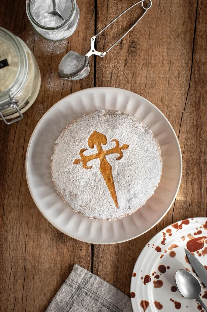 Tarta de Santiago del curso Dulces Saludables