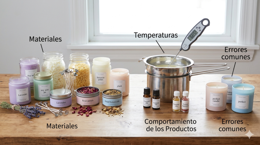 productos para velas ARTESANALES