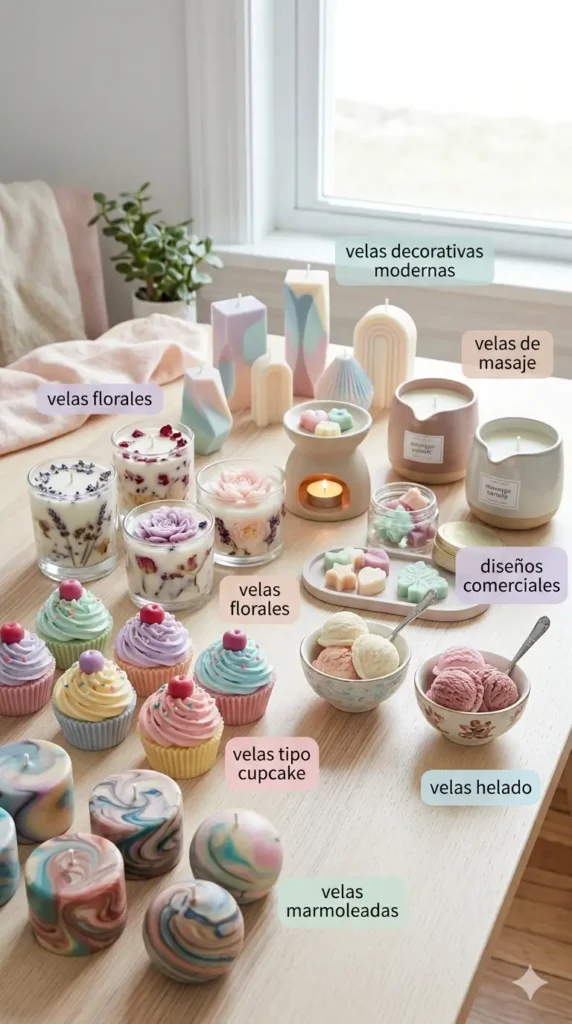 tipos de velas