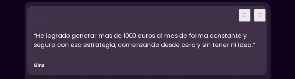 Monetizagram opinión alumno