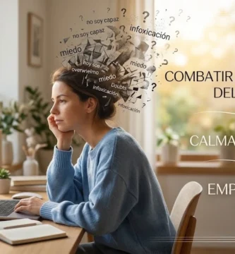 Agotada psicológicamente. Mira como combatir el sindrome del impostor.